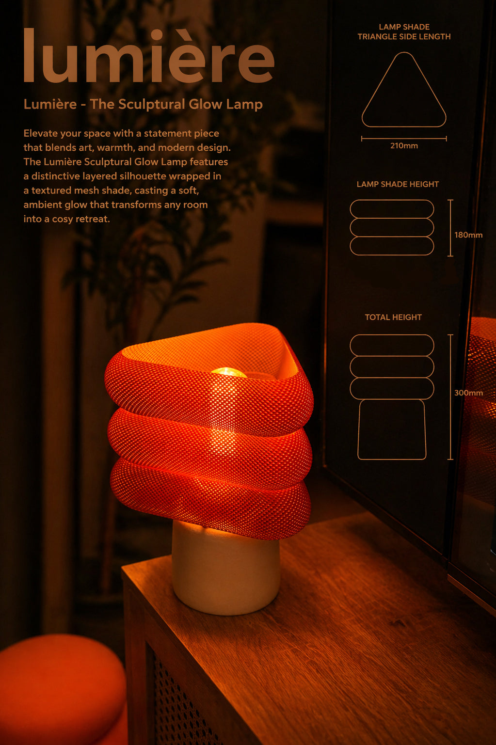 Lumière - Sculptural Glow Lamp